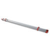 PBC9131R_1 Dettaglio del Rail Strip 128 Red FIAMMA S.P.A. per sistemi Carry-Bike, evidenziando il profilo di attacco.