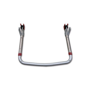 Supporto canaline Carry-Bike Pro premium FIAMMA installato su portabici camper.