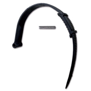 Laccetto in gomma nero per fissaggio biciclette su portabici FIAMMA Bike-Block Pro.