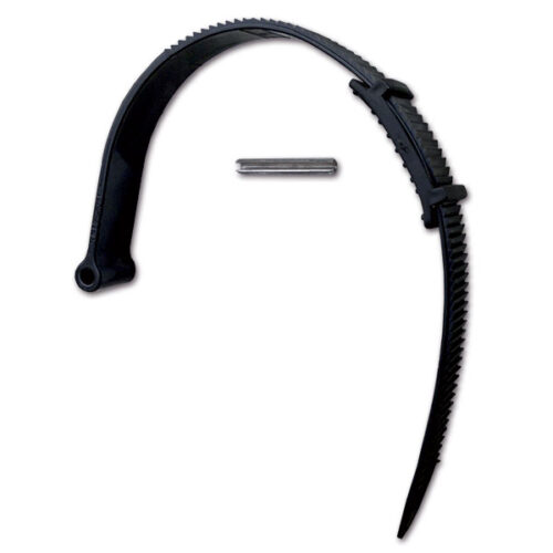 Laccetto in gomma nero per fissaggio biciclette su portabici FIAMMA Bike-Block Pro.