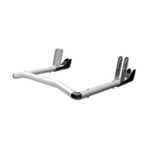 PBR1096_1 Dettaglio del Kit mensola CB e-bike 2019 di FIAMMA per il trasporto sicuro di biciclette elettriche su camper.