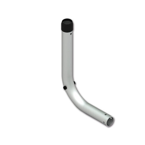 Dettaglio della Staffa parete inferiore C-B PRO C black FIAMMA, componente di ricambio per portabici Carry-Bike.