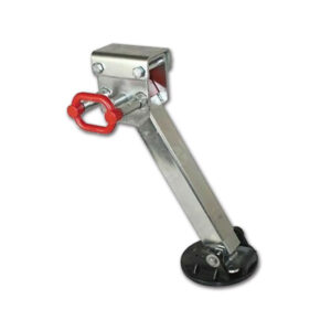 Piedino oscillante regolabile 55/65 cm esteso per livellamento camper su terreno irregolare