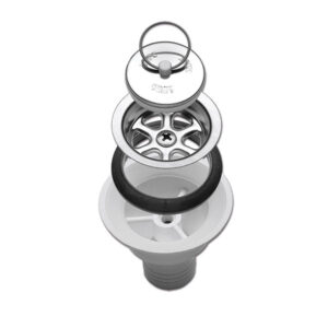 Piletta scarico dritta con tappo • Ø 25 mm