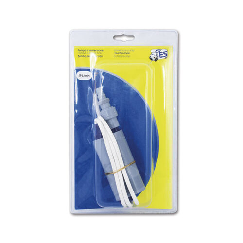Pompa immersione con valvola • 19 L/min • blister