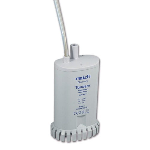 Pompa a immersione Twin senza valvola di non ritorno • 19 L/min