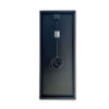 Immagine frontale del Pannello ExtraSUN BLACK SLIM 130 W con finitura scura e cornice sottile.