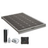 PNL140KB_1 Kit pannello monocristallino 140 W con regolatore per ricarica batteria camper