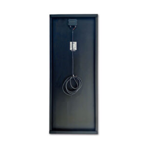 Pannello ExtraSUN BLACK SLIM 150W con profilo sottile e telaio in alluminio anodizzato.