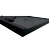 Pannello solare ExtraSUN BLACK SLIM 150W in prospettiva, evidenziando il design compatto.