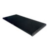 PNL150N_1 Pannello solare ExtraSUN Nero 150 W con staffe per camper, vista frontale su tetto veicolo ricreazionale.