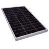 Pannello solare monocristallino ExtraSUN 150 W installato su tetto camper, vista dall'alto