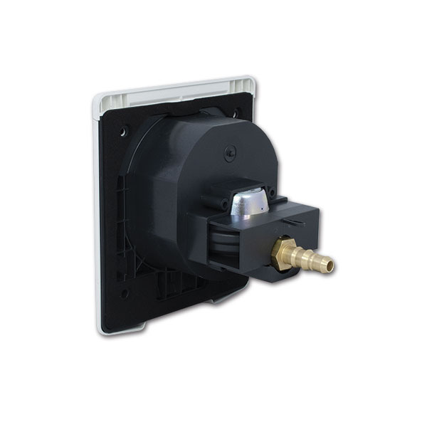 Presa carico acqua con pressostato • bianca