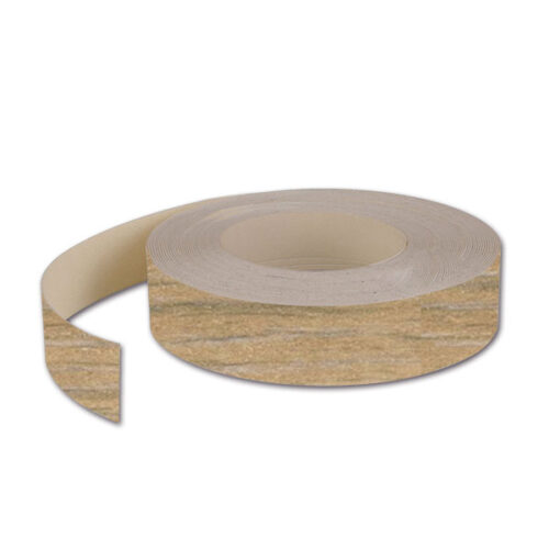 Matassa Bordo melamina Rovere Trasversale 150m x 25mm per rifiniture interne camper e caravan.