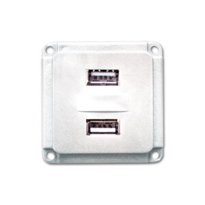 Doppia Presa USB Mobil Plus • bianca