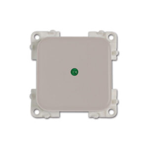 Interruttore con LED • 12 V • verde / grigio chiaro