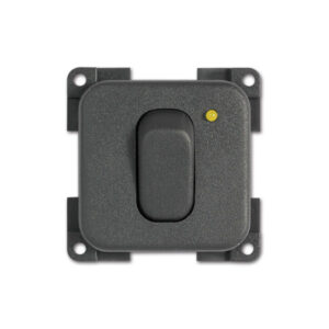 Interruttore con LED • 12 V • giallo / grigio