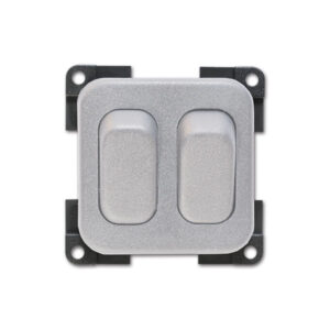 Doppio deviatore unipolare • grigio chiaro