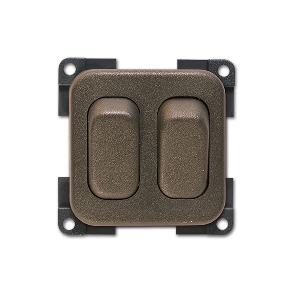 Doppio deviatore unipolare • marrone