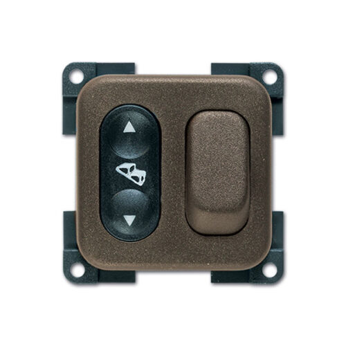 Pulsante gradino • deviatore luce • marrone