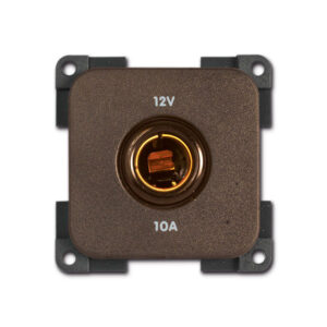 Presa DIN • 12 V • marrone