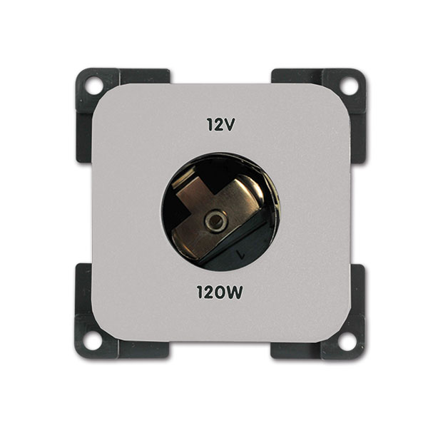 Presa DC • 12 V • grigio chiaro