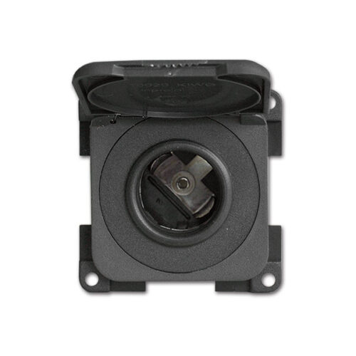 Presa DC con coperchio • 12 V • grigio