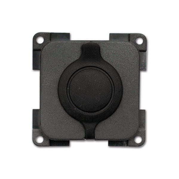 Presa DC coperchio stagno • 12 V • grigio