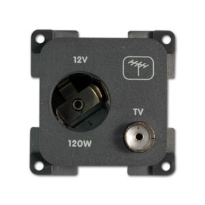 Presa 12V DC • TV • grigio