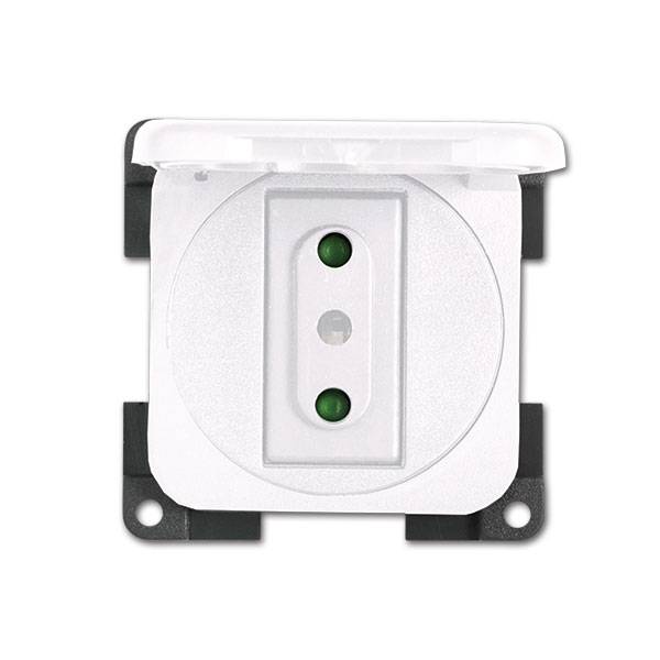 Presa con coperchio • 230 V / 10 A • bianco