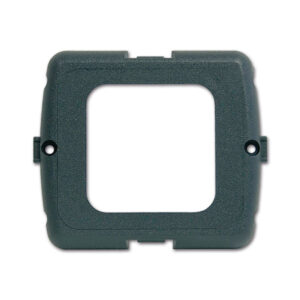 Placca supporto 1 modulo • grigio