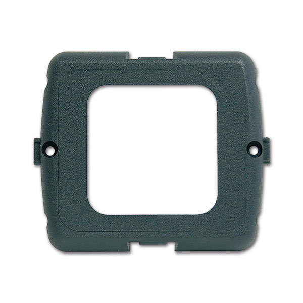 Placca supporto 1 modulo • grigio