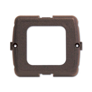 Placca supporto 1 modulo • marrone