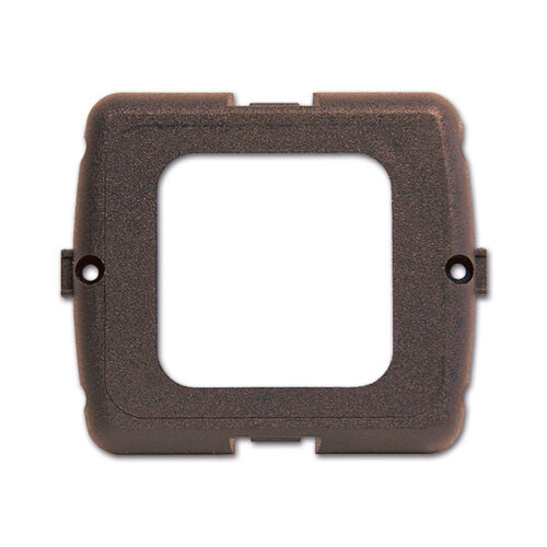 Placca supporto 1 modulo • marrone