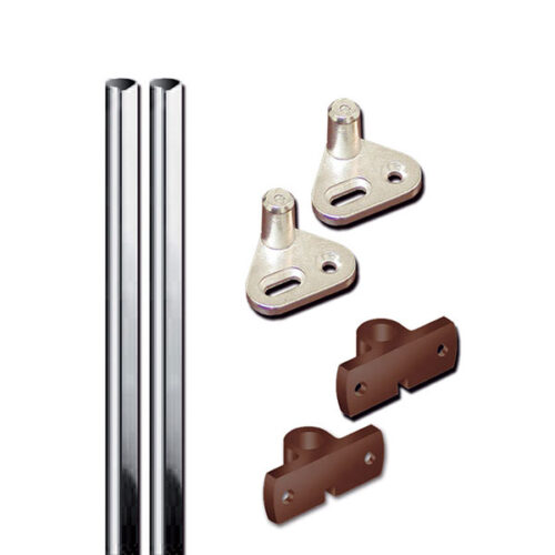PSH25M_1 Kit 2 aste + 2 PSH22M + 2 perni per supporto tendalino camper
