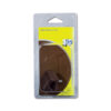 PSH50MC_1-1 Mini Push-lock marrone in blister, vista frontale per chiusure camper