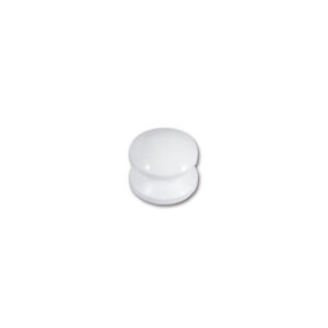 PSH51B_1-1 Mini pulsante bianco per pannello di controllo camper, installazione discreta e funzionale.