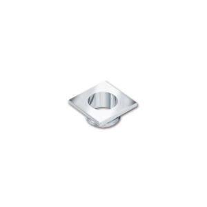 PSH53R_1-1 Mini rosetta quadrata cromata per chiusure Push-Lock, accessorio per mobili camper e caravan.