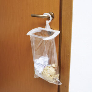 Porta sacchetto pattumiera con gancio