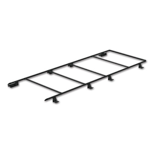 Roof Rail Ducato Deep Black di FIAMMA S.P.A. installato su tetto camper, vista laterale.