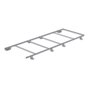 Roof Rail Ducato installato su furgone camperizzato FIAT Ducato, vista laterale.