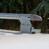 Illustrazione del Roof Rail Ducato con pannelli solari montati, mostrando la versatilità del sistema.