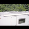 Roof Rail FIAMMA S.P.A. installato su camper per trasporto attrezzatura da campeggio.
