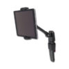 PTT101_2-1 Dettaglio del meccanismo di aggancio del supporto per telefono e tablet, mostrando la compatibilità con diversi dispositivi.