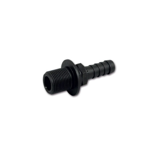 RAC11320_1-1 Dettaglio del raccordo dritto maschio F 1/2" D Ø 13 mm per impianti idraulici di camper e caravan.