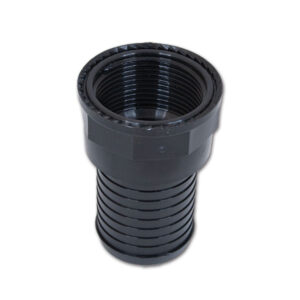Dettaglio del raccordo dritto femmina per tubi da 40 mm, componente essenziale per impianti idrici veicolari.