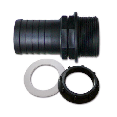 Immagine del Kit raccordo dritto F 1/2" D Ø 15 mm, mostrando i dettagli della filettatura e dell'innesto per tubo.
