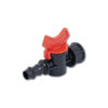 RAC50320R_3-1 Immagine ravvicinata del rubinetto Ø 16 mm, evidenziando il design compatto e la compatibilità con tubi da 16 mm.