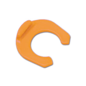 RAC900_1-1 Clip di bloccaggio Ø 12 mm per raccordi rapidi di impianti idrici per camper e caravan, vista ravvicinata sul meccanismo.