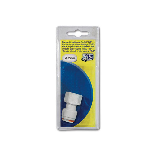 RAC908C_1-1 Dettaglio del Raccordo Rapido con Filetto F1/2" per impianto idraulico del camper, mostra la connessione sicura.